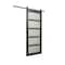 Renin 36 in x 84 in Frosted Glass 5 Lite Design Barn Door with Hardware Kit BD062W01IA5TGE36084 - alternate 2
